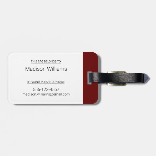 CBC Spark Bagagelabel (Achterkant horizontaal)