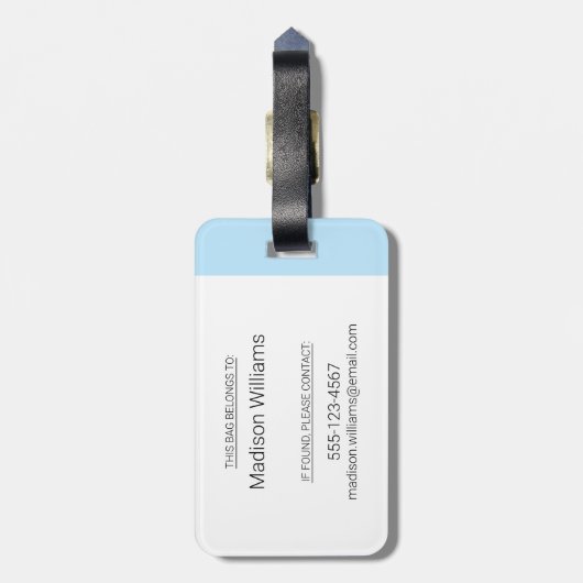 CBC Summer Weekend Bagagelabel (Achterkant verticaal)