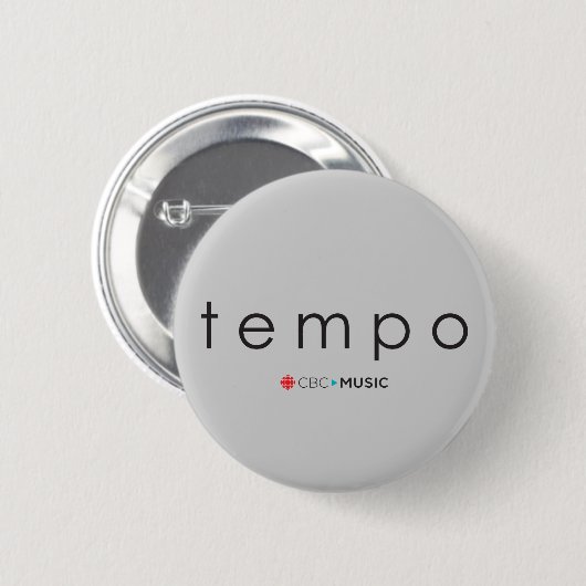 CBC Tempo Ronde Button 5,7 Cm (Voorkant /achterkant)