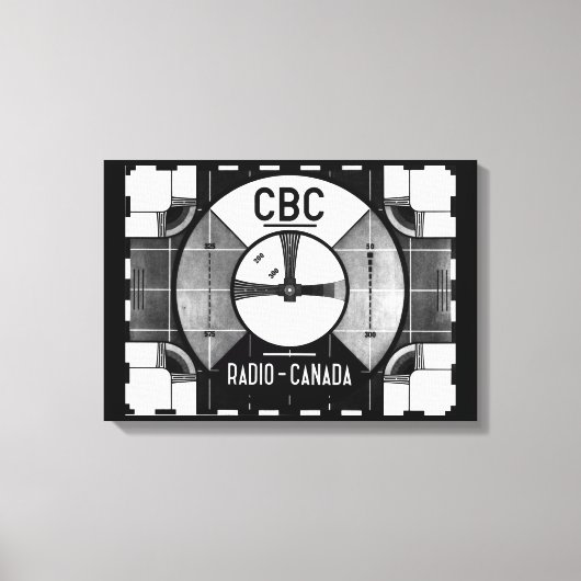 CBC-testpatroon Canvas Afdruk (Voorkant)