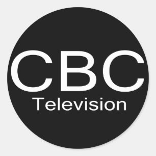 CBC TV Alt Logo Ronde Sticker