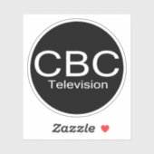 CBC TV Alt Logo Sticker (Vel)