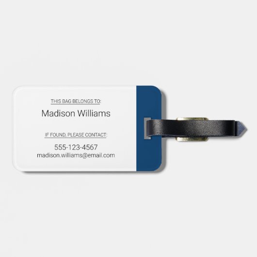 CBC Zaterdag Nachtzicht Bagagelabel (Achterkant horizontaal)