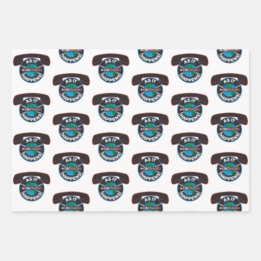 CBC zoals het gebeurt Inpakpapier Vel (Voorkant)