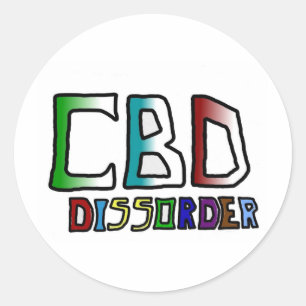 CBD-aandoening Ronde Sticker