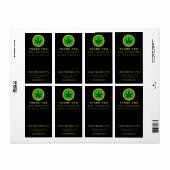 CBD Box Packaging Labels (Full Sheet)