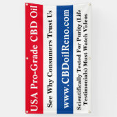 CBD-olietrainers Spandoek (Verticaal)