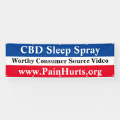 CBD Slaap Spray Spandoek (Horizontaal)