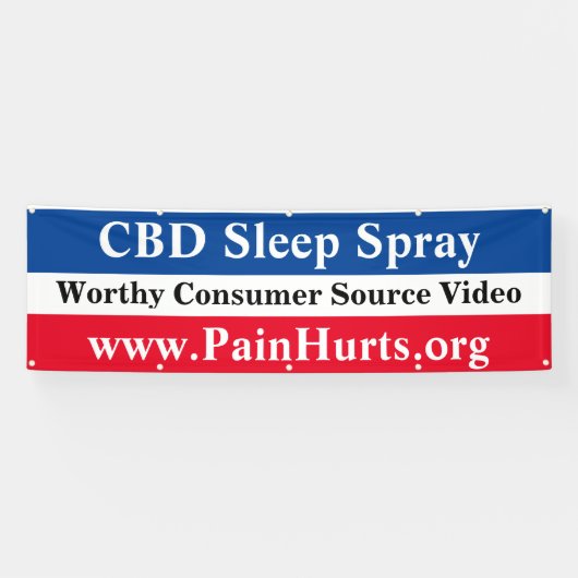 CBD Slaap Spray Spandoek (Horizontaal)