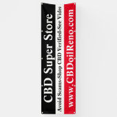 CBD Super Store Spandoek (Verticaal)