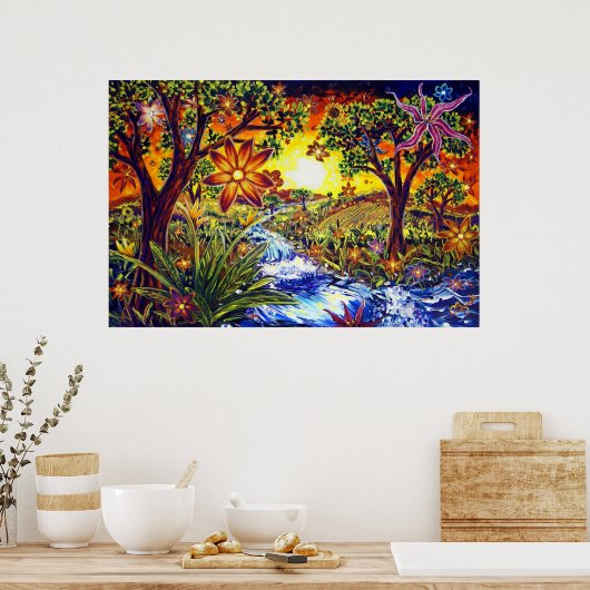 CBjork, BDazzled River Poster (Keuken)