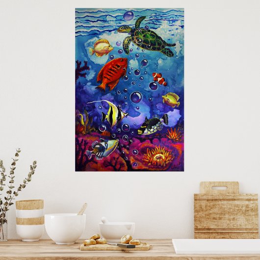 CBjork Magical Reef Poster (Keuken)