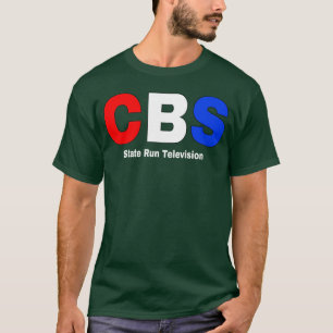 CBS Staat Runelevision Patriottisch Front T-shirt