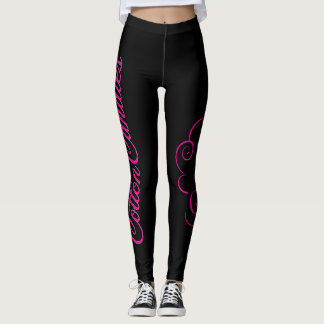 CC-Leggings tekst en grafische logo, zwart Leggings