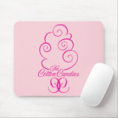 CC Logo Roze op Roze Muismat (Met muis)
