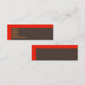 CC-profielkaart Mini Visitekaartje (Voorkant / Achterkant)