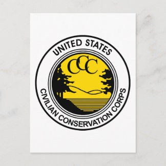 CCC Civilian Conservation Corps Briefkaart
