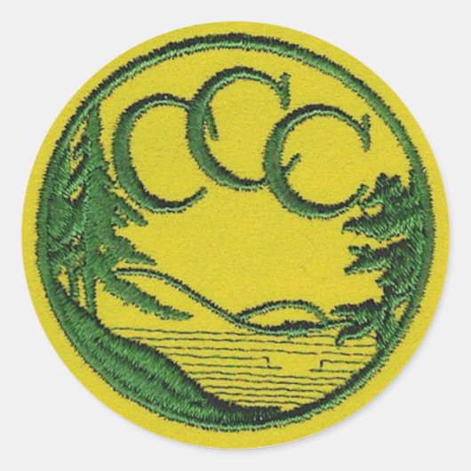 CCC-patch Ronde Sticker (Voorkant)