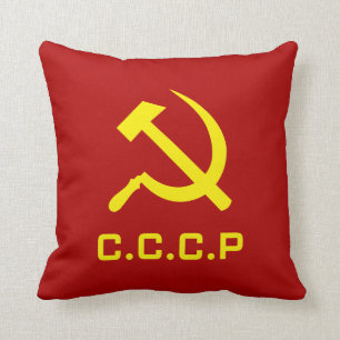 CCCP Hammer en Sickle Kussens