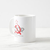 CCCP_red Koffiemok (Voorkant links)
