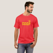 CCCP Retro en  Mannen Basic Dark T-Shirt (Voorkant volledig)