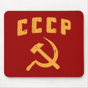 cccp russische ussr hammer en sikkel muismat