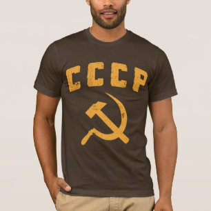 cccp russische ussr hammer en sikkel t-shirt