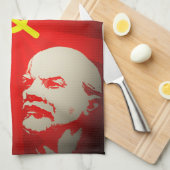 cccp sovjet - unie communistisch rode lenin ruslan theedoek (Quarter Fold)