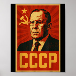 CCCP Sovjet-Unie Retro SSSR Lavrov Poster