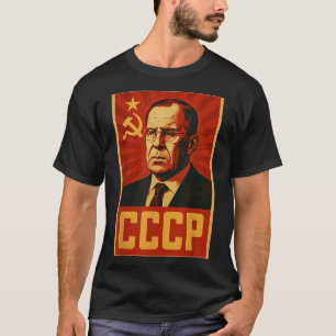 CCCP  Sovjet-Unie Retro SSSR Lavrov T-shirt