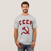 cccp - ussr - hamer en sikkel t-shirt (Voorkant volledig)
