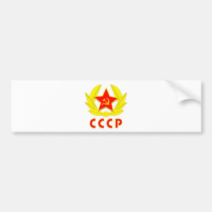 cccp ussr hammer en sikkel embleem bumpersticker