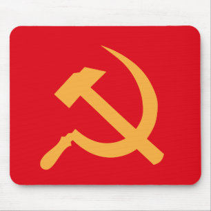 cccp ussr hammer en sikkel muismat