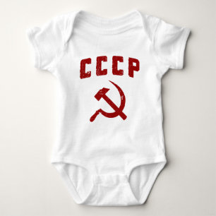 cccp  ussr hammer en sikkel romper
