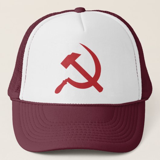 cccp ussr hammer en sikkel trucker pet (Voorkant)