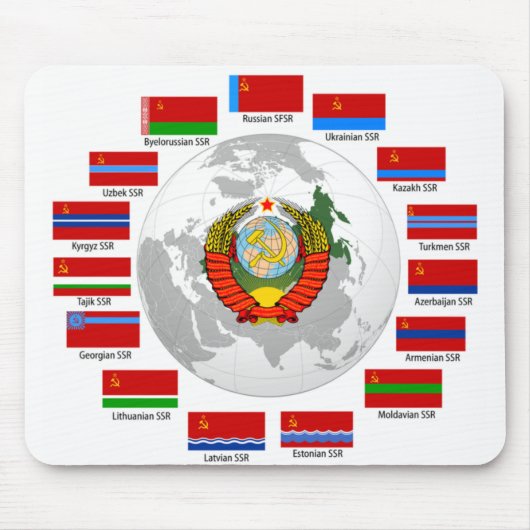 CCCP USSR MOUSEPAD MUISMAT (Voorkant)