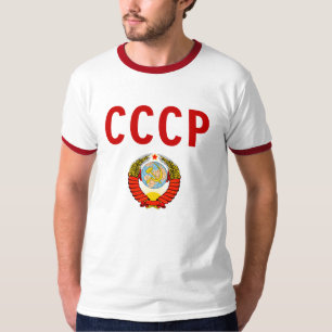 CCCP USSR Sovjet-Unie met het staatsembleem. T-shirt