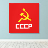 CCCP Verpakt Canvas Afdruk (Insitu (Houten vloer))