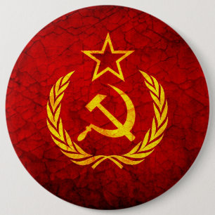 CCCP-vlag Ronde Button 6,0 Cm
