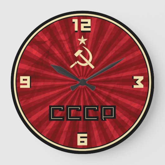 CCCP Wandklok Grote Klok (Voorkant)