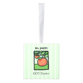 CCD-leraar Dank u, Apple Kubus Ornament (Rechts)