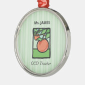 CCD-leraar Dank u, Apple Metalen Ornament (Links)