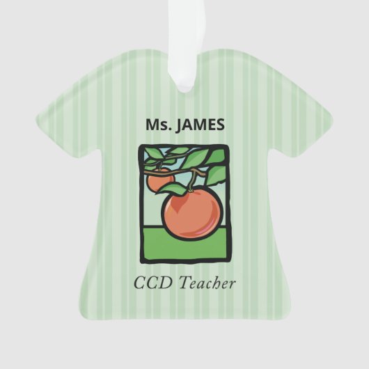 CCD-leraar Dank u, Apple Ornament (voorkant)