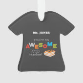 CCD Professeur Appréciation Day Book, Awesome (dos)