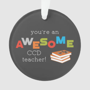 CCD Teacher Appreciation Day Book. Geweldige Ornament