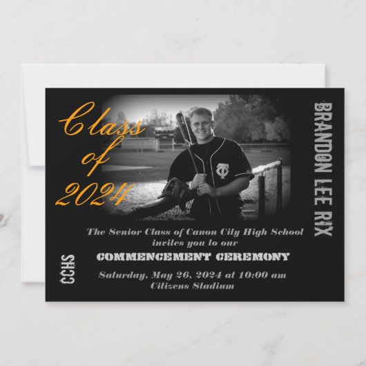 CCHS Tiger2 Uitnodiging tot Afstuderen (Achterkant)