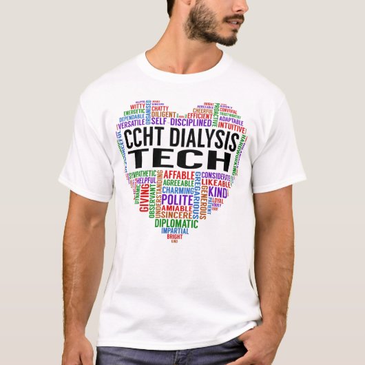 Ccht Dialysis Tech Heart T-shirt (Voorkant)