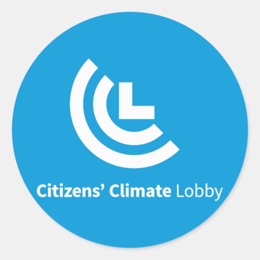 CCL Logo-Sticker Ronde Sticker (Voorkant)