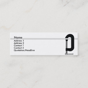 CClamp - Skinny Mini Visitekaartje