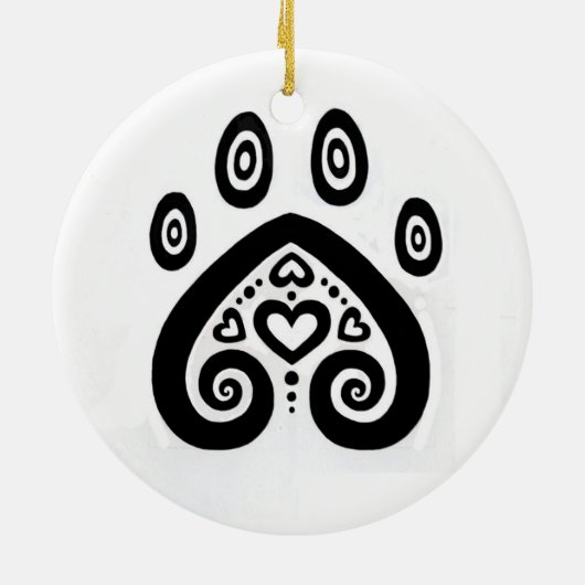 CCLU PawPrint Ornament (Achterkant)